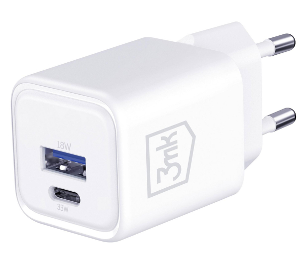 3mk Hyper Charger PD 33W GaN QC4+ PPS AFC FCP SCP 1A1C White - 1517231 - zdjęcie 2